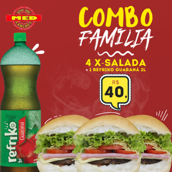 Med Lanches - Post Redes Sociais