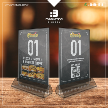 Pizzaria Donatello - Numerações de Mesa