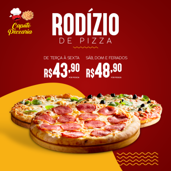 Caputo Pizzaria - Post Redes Sociais