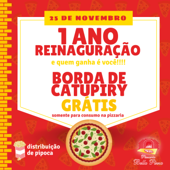 Bella Pizza Pizzaria - Post Redes Sociais